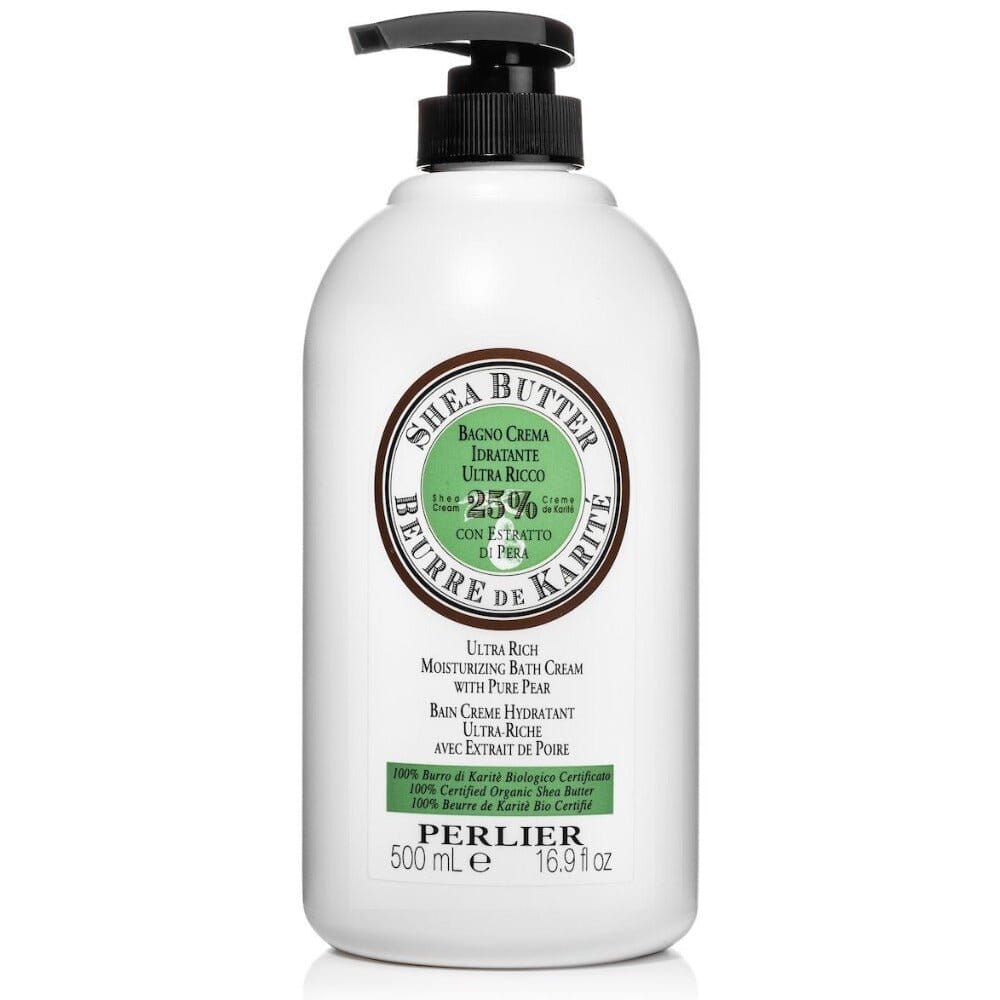 SHEA BUTTER + PEAR BATH & SHOWER CREAM - Perlier - BODY CARE, BATH & SHOWER CREAMS, SHEA BUTTER