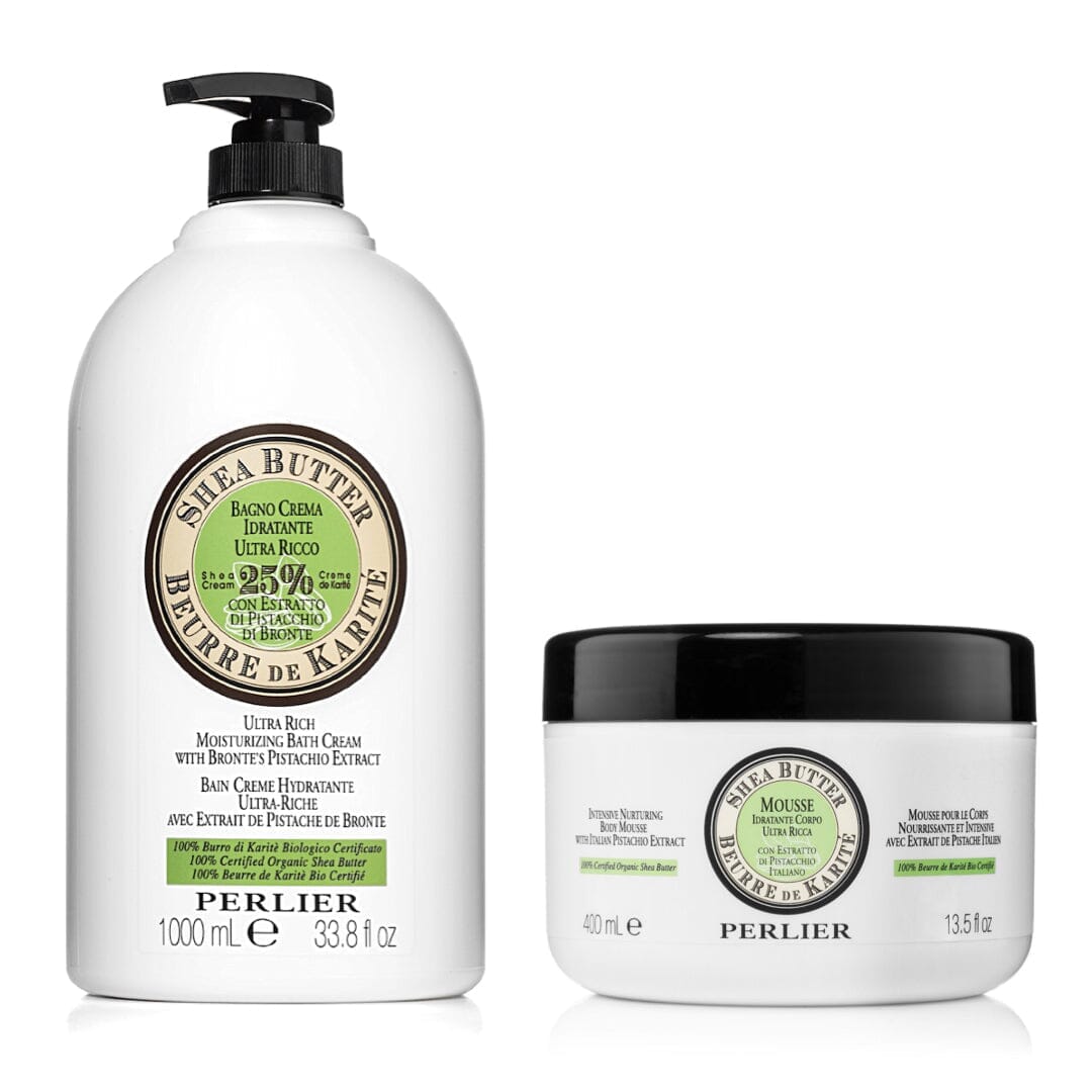 SHEA BUTTER + PISTACHIO XL BATH & BODY DUO - Perlier - BUNDLES