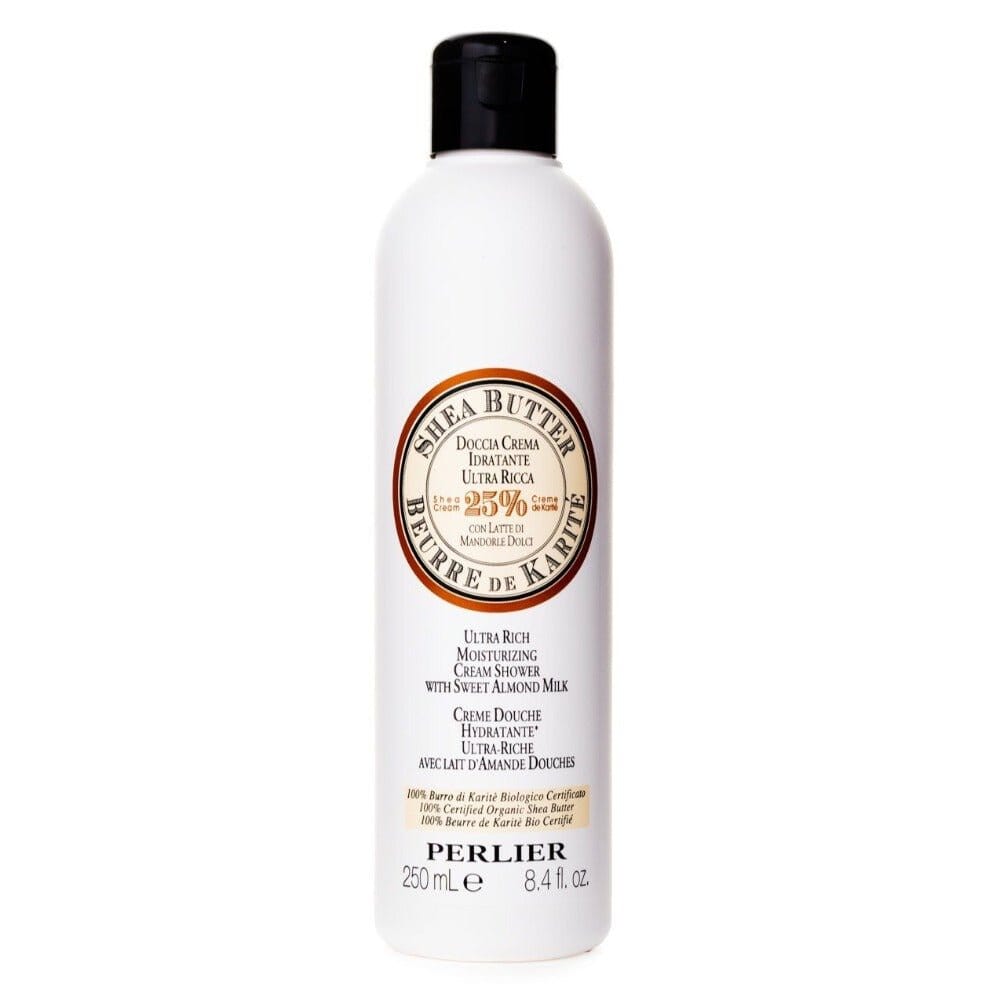 SHEA BUTTER + SWEET ALMOND BATH & SHOWER CREAM - Perlier - BODY CARE, BATH & SHOWER CREAMS, SHEA BUTTER