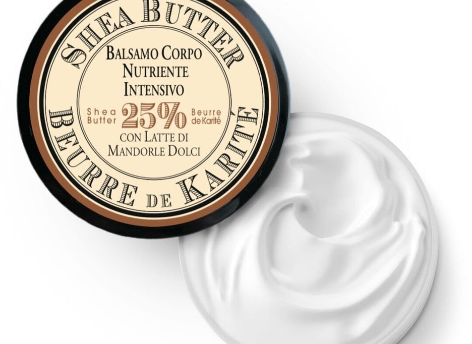 SHEA BUTTER + SWEET ALMOND BODY BALM - Perlier - BODY CARE, BODY CREAMS & BUTTERS, SHEA BUTTER