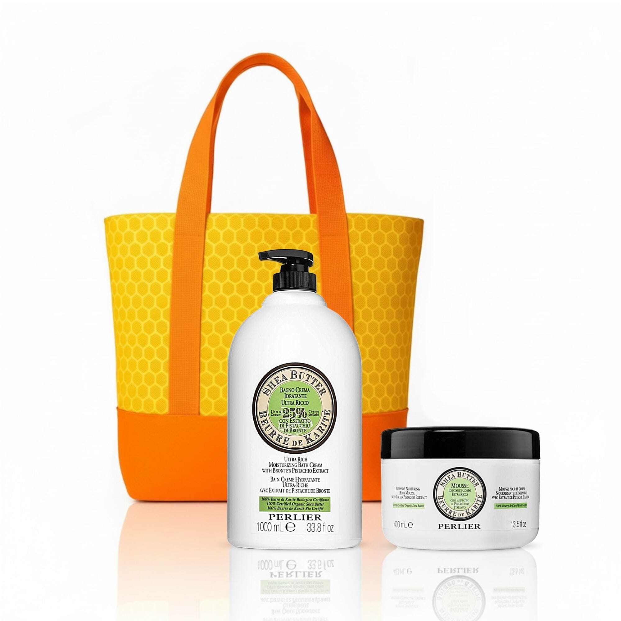 Shea + Pistachio XL - Size Bath & Body Duo - Perlier - BUNDLED BODYCARE, SHEA