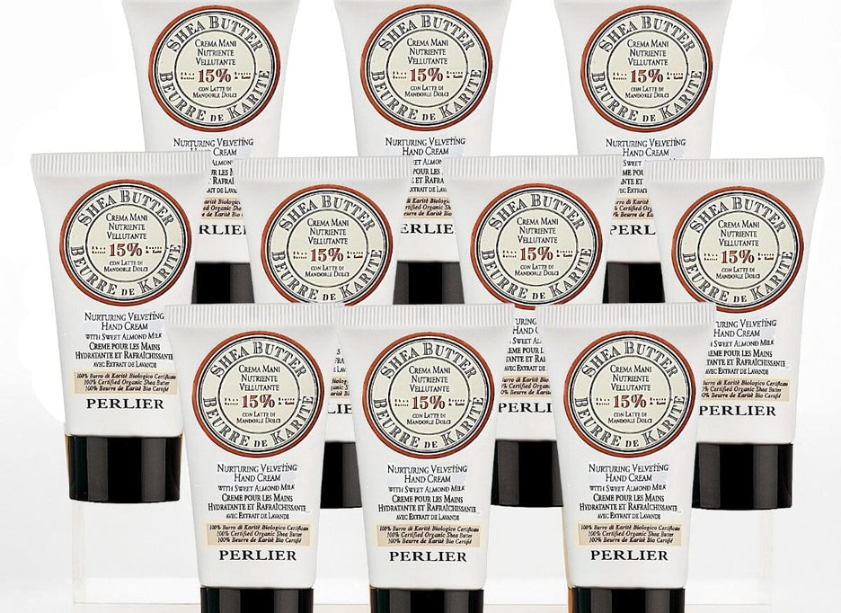 Shea + Sweet Almond Travel - Size Hand Cream<br><i>10 - piece Value Pack</i> - Perlier - MULTI - PACK, BODY CARE, HAND CREAMS, SHEA BUTTER, MINI