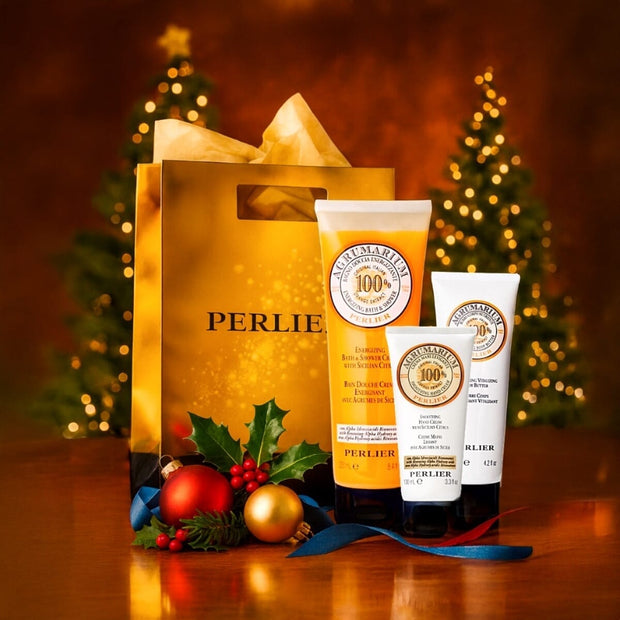 Sicilian Citrus Bath & Body Gift Set - Perlier - BUNDLED BODYCARE, AGRUMARIUM