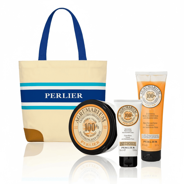 Sicilian Citrus Bath & Body Trio - Perlier - BUNDLED BODYCARE, AGRUMARIUM