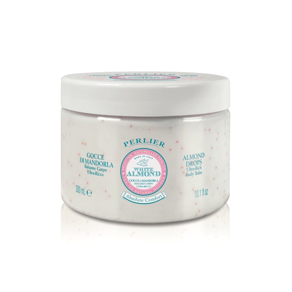 WHITE ALMOND DROPS ULTRA RICH BODY BALM - Perlier - BODY CARE, BODY CREAMS & BUTTERS, WHITE ALMOND