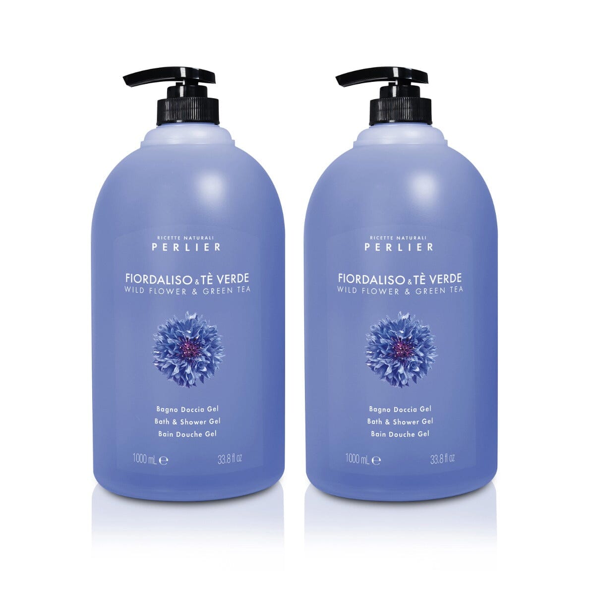 Wild Flower + Green Tea Bath & Shower Gel - Perlier - BODY CARE, BATH & SHOWER CREAMS, FLORAL, 2 LITER