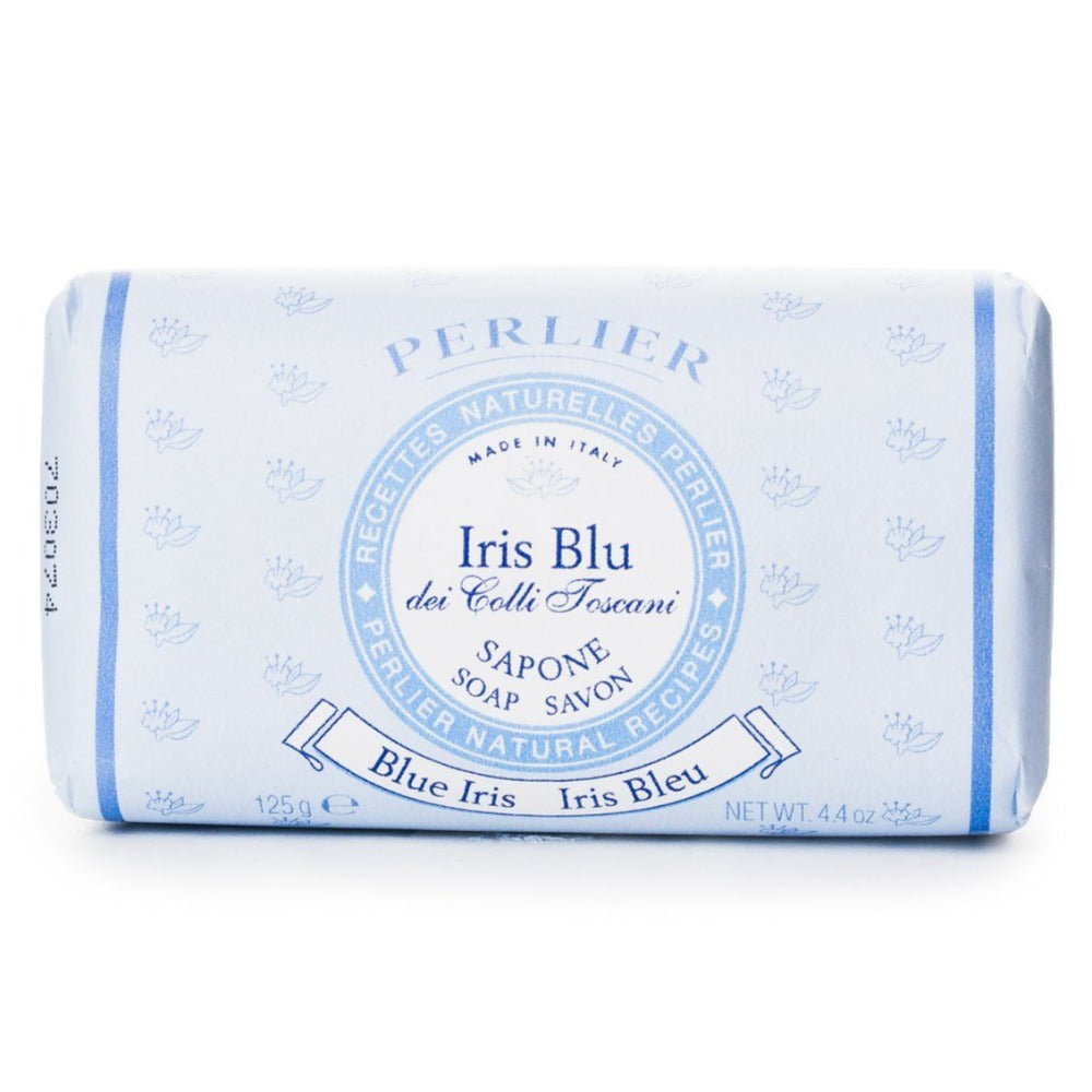 PERLIER’S BLUE IRIS BAR SOAP