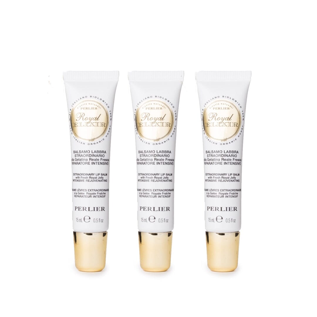 PERLIER ROYAL ELIXIR LIP BALM WITH ROYAL JELLY (3 PACK)