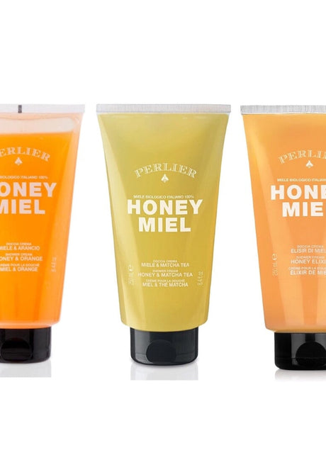 HONEY MIEL BATH & SHOWER CREAM TRIO - Perlier - BUNDLES